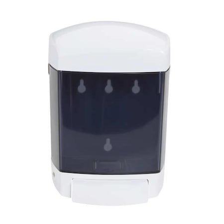Partners Brand Manual Liquid Soap Dispenser, 50 oz. Capacity, Black/White, 1/Case TTD137