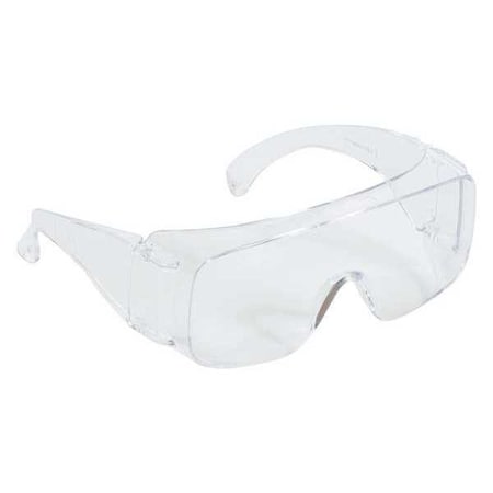 3M Tour-Guard V, Safety Glasses, Uncoated, Gray Lens, Clear Frame, Frameless, 25 PK OCS1631