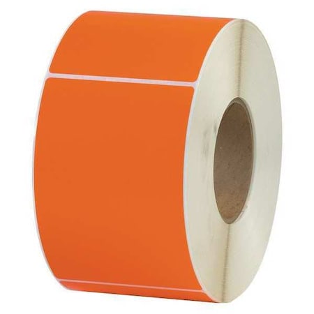 Partners Brand Thermal Transfer Labels, 4" x 6", Orange, PK4 THL130RG
