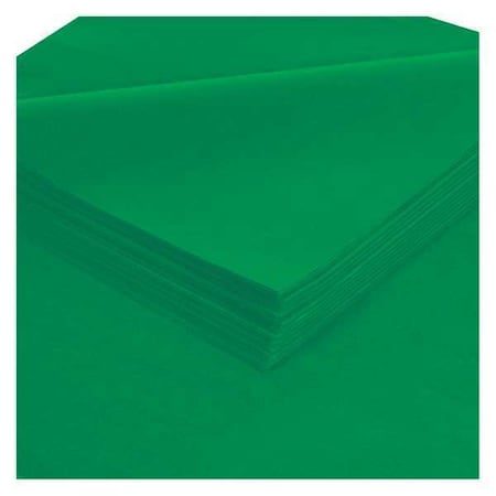 Partners Brand Tissue Paper, Gift Grade, 20" x 30", Kelly Green, PK480 T2030DD
