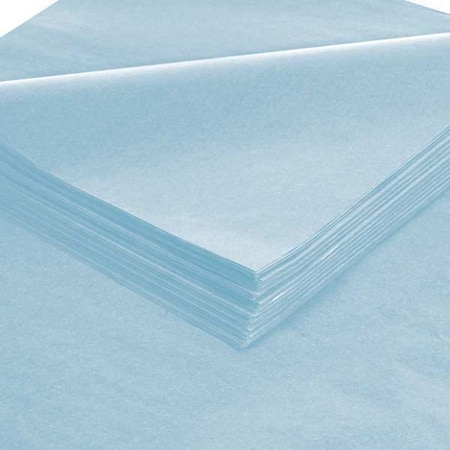 Partners Brand Tissue Paper, Gift Grade, 20" x 30", Light Blue, PK480 T2030X