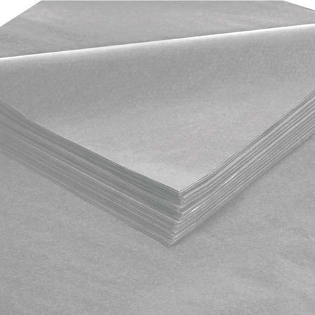 Partners Brand Tissue Paper, Gift Grade, 20" x 30", Light Gray, PK480 T2030M