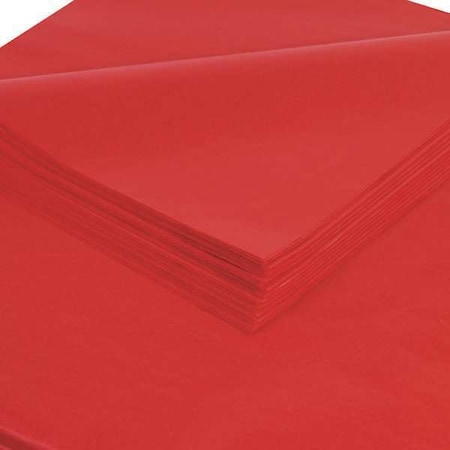 Partners Brand Tissue Paper, Gift Grade, 20" x 30", Mandarin Red, PK480 T2030V