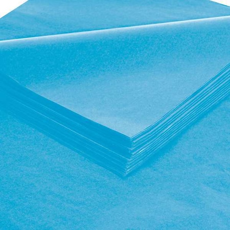 Partners Brand Tissue Paper, Gift Grade, 20" x 30", Turquoise, PK480 T2030CC