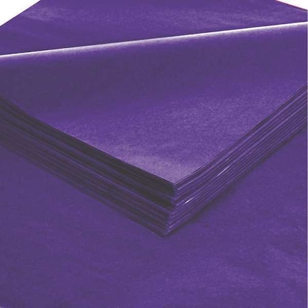Partners Brand Tissue Paper, Gift Grade, 20" x 30", Purple, PK480 T2030Q