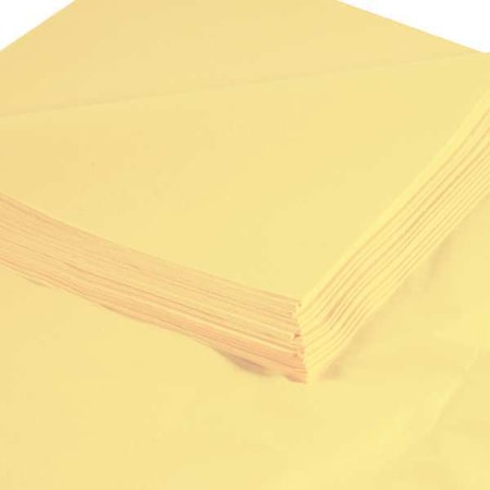Partners Brand Tissue Paper, Gift Grade, 20" x 30", Yellow, PK480 T2030U