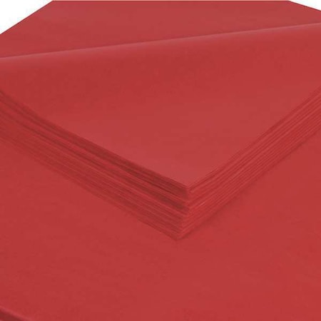 Partners Brand Tissue Paper, Gift Grade, 20" x 30", Scarlet, PK480 T2030H