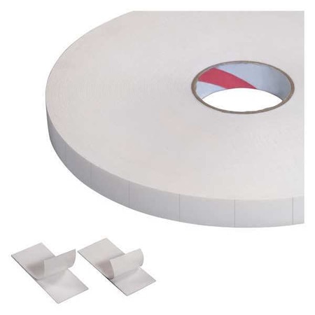 Tape Logic Two Side Foam Square, 1"x3", 1/32", PK216, 1/32" Polyethylene Foam, 2, 216 PK T95218