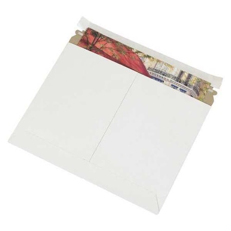 Partners Brand Utility White Flat Mailers, 14 7/8" x 11 7/8", White, PK200 RMU1411W