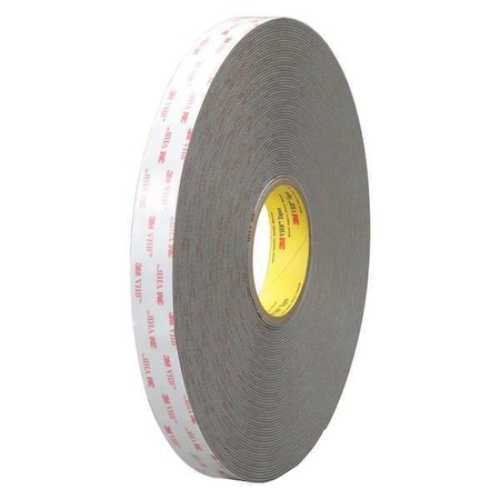 3M 3M 4956 VHB Tape, 62.0 Mil, 3/4" x 5 yds, Gray, 1/Case VHB495634R