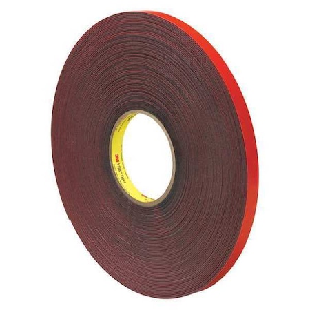 3M 3M 4611 VHB Tape, 45.0 Mil, 1/2" x 5 yds., Gray, 1/Case VHB461112R