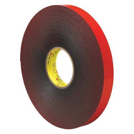 3M 3M 4611 VHB Tape, 45.0 Mil, 1" x 5 yds., Gray, 1/Case VHB461101R