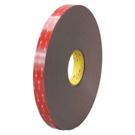 3M 3M 4979F VHB Tape, 62.0 Mil, 1" x 5 yds., Black, 1/Case VHB497901R