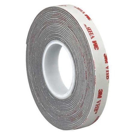 3M 3M 4941 VHB Tape, 45.0 Mil, 1" x 5 yds, Gray, 1/Case VHB494101R