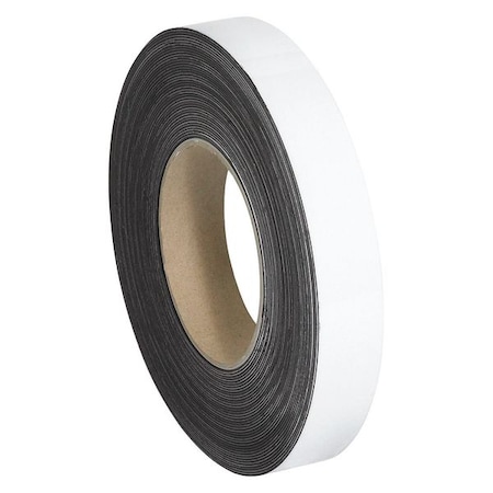 Partners Brand Warehouse Labels, Magnetic Rolls, 1" x 50', White, 1/Case LH120