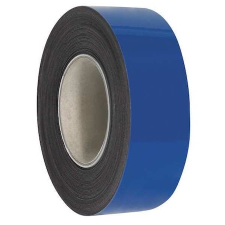 Partners Brand Warehouse Labels, Magnetic Rolls, 2" x 50', Blue, 1/Case LH130