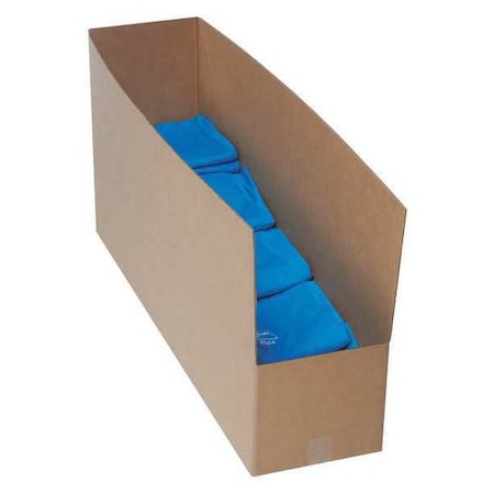 Partners Brand Corrugated Storage Bin, 200#/ECT-32 Corrugated, Kraft, 42 in L, 10 PK BINW102042