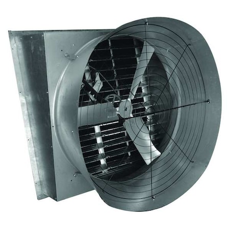 Dayton Exh Fan, Slantwall, 54In, Belt Drive 44YU19