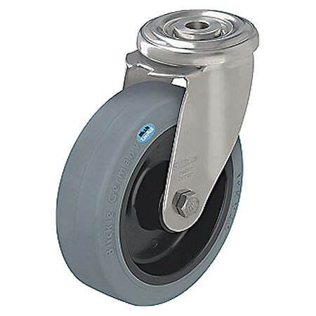 Zoro Select Kingpin Swivel Cstr, Rubr, 3-1/8 in, 308 lb LEXR-POEV 80XR-SG