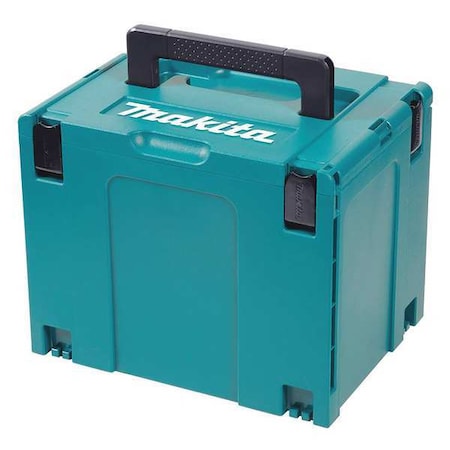 Makita MAKPAC Interlocking Tool Case, Plastic, Blue, 15-1/2 in W x 11-1/2 in D x 12-1/2 in H 197213-3