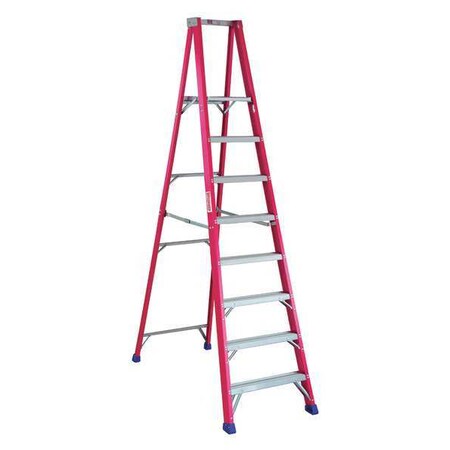 Westward, WW-3040-08, Platform Stepladder, 7 Ft. 7, FGL, 300 Lb.