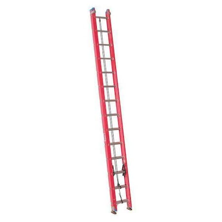 Westward 28 ft Fiberglass Extension Ladder, 300 lb Load Capacity 44YY49