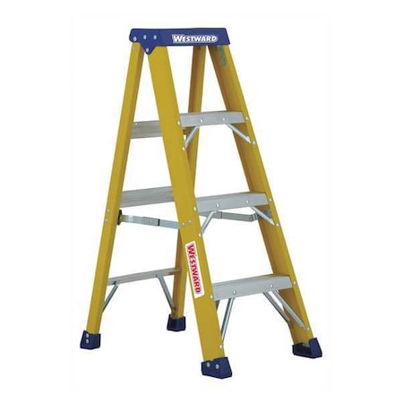 ysan.4444 ZenSports Heavy Duty 4-Step Steel Ladder with Handle, Anti