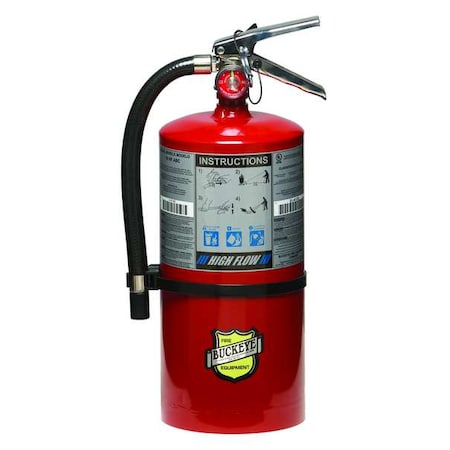 Buckeye Fire Equipment Fire Extinguisher, 10 lb Capacity, Class ABC , UL Rating1A:20B:C , Monoammonium Phosphate 11350