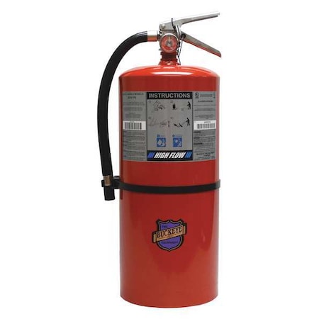 Buckeye Fire Equipment Fire Extinguisher, 20 lb Capacity, Class BC , UL Rating60B:C , Potassium Bicarbonate 12650