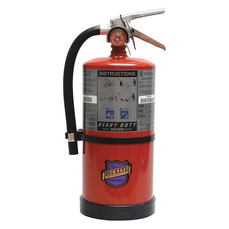 Buckeye Fire Equipment Fire Extinguisher, 10 lb Capacity, Class BC , UL Rating20B:C , Potassium Bicarbonate 11651