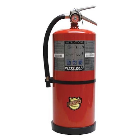 Buckeye Fire Equipment Fire Extinguisher, 20 lb Capacity, Class ABC , UL Rating4A:60B:C , Monoammonium Phosphate 12351