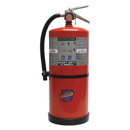 Buckeye Fire Equipment Fire Extinguisher, 20 lb Capacity, Class BC , UL Rating60B:C , Potassium Bicarbonate 12651