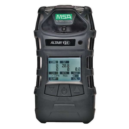 Msa Safety ALTAIR 5X Multi-Gas Detector, Audible, Vibrating, Visual, Monochrome, 20 hr Battery Life A-ALT5X-ALKB100C020