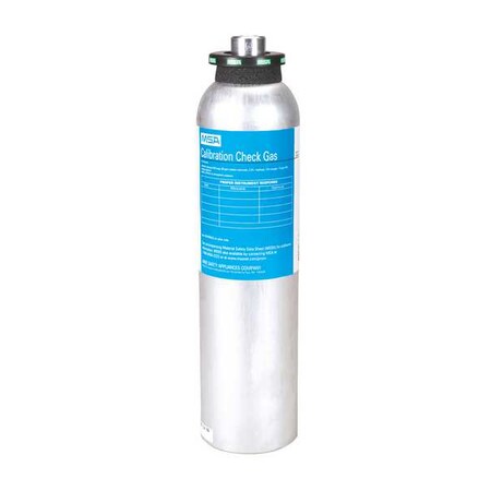 Msa Safety Calibration Gas, Carbon Monoxide, Hydrogen Sulfide, Methane, Oxygen, 58 L, RP Connection 804770