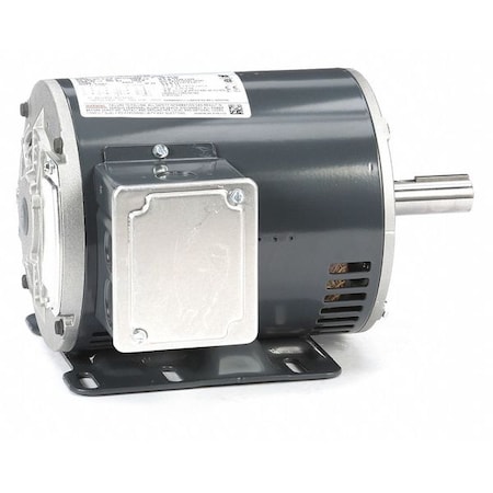 Leeson Three-Phase General Purpose Motor, 1 HP, 56HZ Frame, 208-230/460V AC Voltage, 1,725 Nameplate RPM 056T17D3301