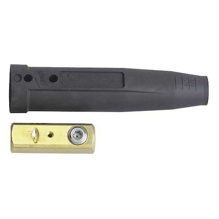 Tweco Cable Connector, Female, 1/0 to 3/0AWG, PK2 94251220