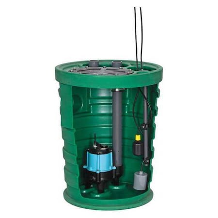 Sewage System 1/2HP 4inx3in Grommet 9.5A