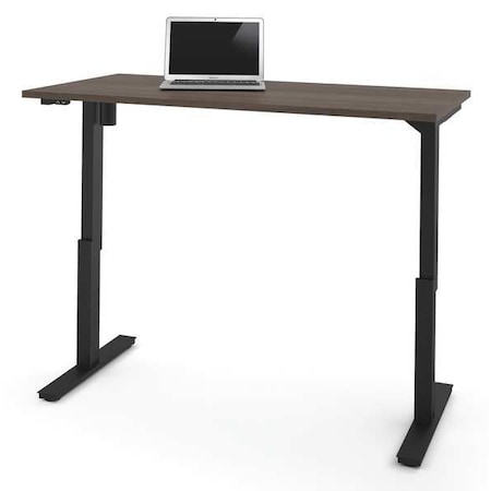 Bestar Rectangle 29.5" W, 59.3" L, 28-45" H, Laminate Top, Antigua 65867-52