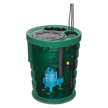 Sewage System,4/10HP,4inx2in,24in Tank