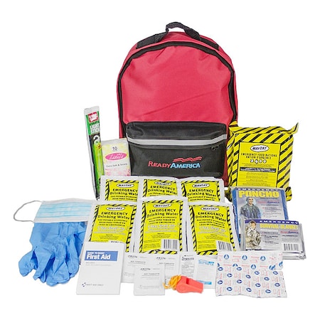 Ready America Survival Kit, Fabric 35 Components, 1 People Served 70180