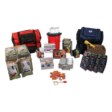 Ready America Survival Kit, Cardboard 3,936 Components, 50 People Served 78400