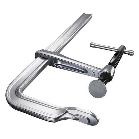 Bessey 18 in Bar Clamp, Forged Steel Handle and 4 3/4 in Throat Depth 1200-S18