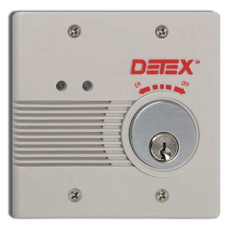 Detex Battery Exit Alarm Flush Mount. EAX-2500F GRAY