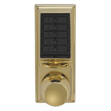 Dormakaba Push Button Lockset, 1000, Knob 1011-03-41