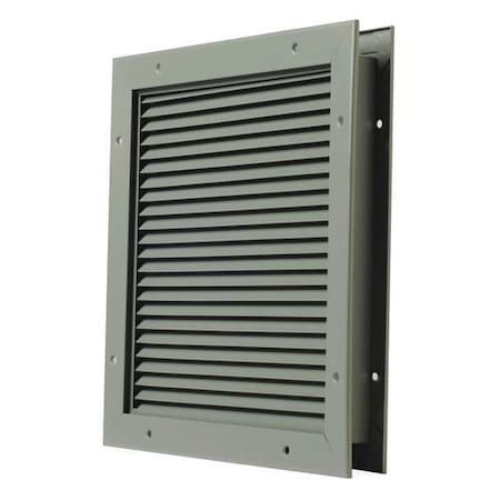 National Guard No Vision Door/Partition Louver, Steel L-700-BF-16x6