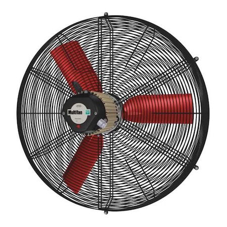 Multifan Corrosion Resistant Air Circulator, Ceiling, Wall Mount, 30 in Blade Dia, 115V, 10,000 cfm FXCIRC30-2120BB