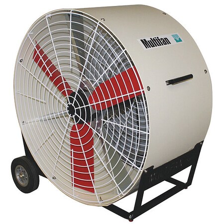 Multifan Mobile Air Circulator 36" Non-Oscillating, 120VAC, 12,346 CFM MT-36/120