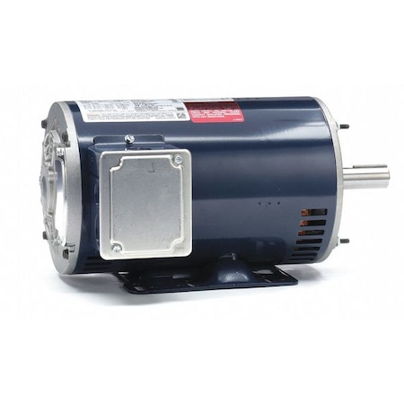 Leeson Three-Phase General Purpose Motor, 2 HP, 145T Frame, 230/460V AC Voltage, 1750 rpm Nameplate RPM 145TTDR6132