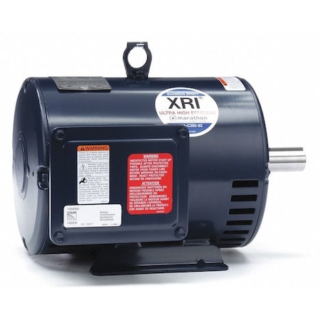 Marathon Three-Phase General Purpose Motor, 5 HP, 184T Frame, 230/460V AC Voltage, 1755 rpm Nameplate RPM 184TTDW16038