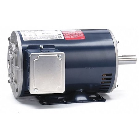 Leeson Three-Phase General Purpose Motor, 1 1/2 HP, 145T Frame, 575V AC Voltage, 1755 rpm Nameplate RPM 145TTDR16061